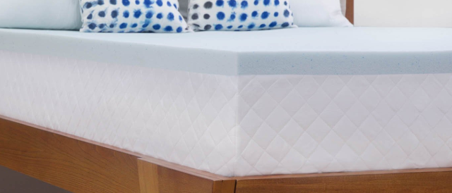 LinenSpa 2-inch Gel Infused Memory Foam Mattress Topper