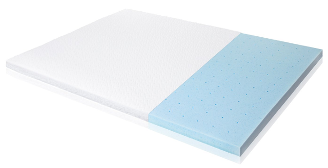 Isolus 2.5-inch Ventilated Gel Memory Foam Mattress Topper