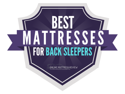 Best Mattresses for Back Sleepers Badges