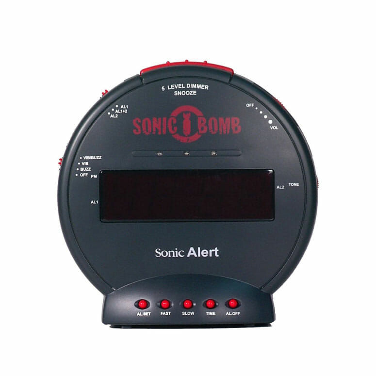 Sonic Alert SBB500SS Sonic Bomb Extra-Loud Dual Alarm Clock