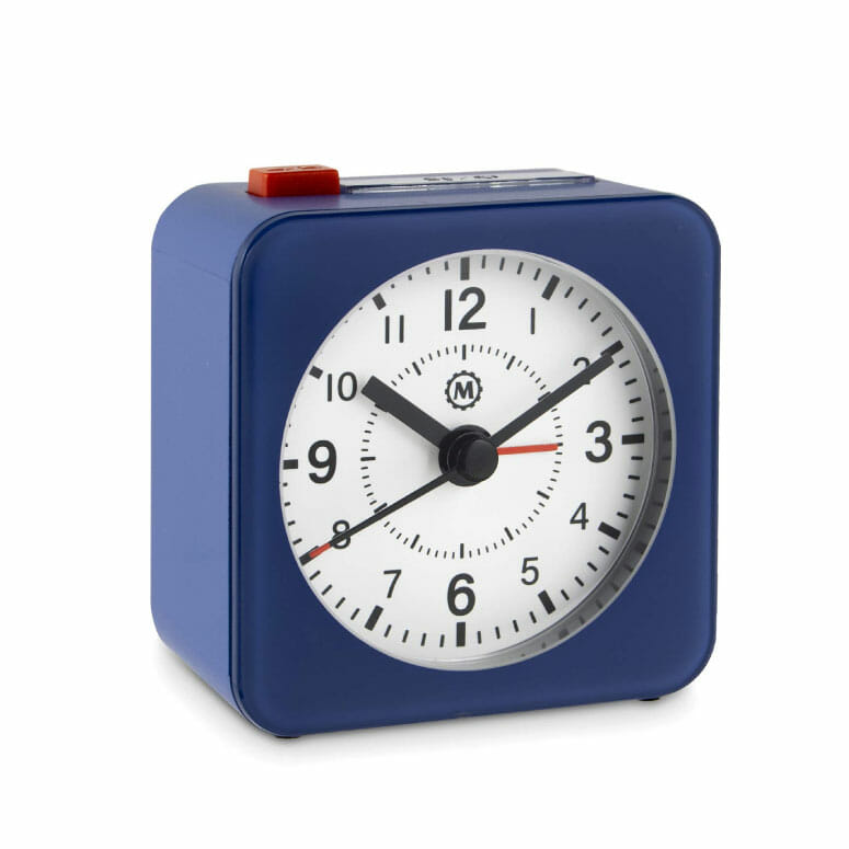 Marathon CL030065BL-WH2 Mini Travel Alarm Clock