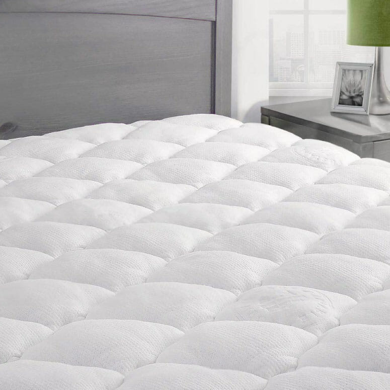 ExceptionalSheets Rayon from Bamboo Mattress Pad with Fitted Skirt