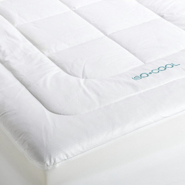 SleepBetter Iso-Cool Memory Foam Mattress Topper with Outlast Cover