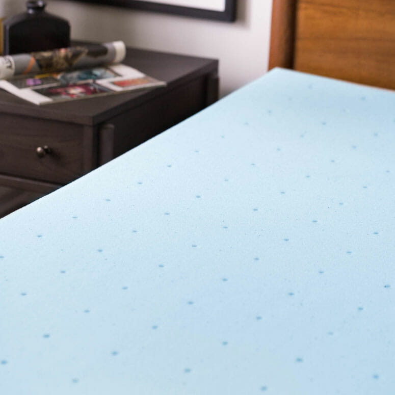 LUCID 3-inch Gel Memory Foam Mattress Topper