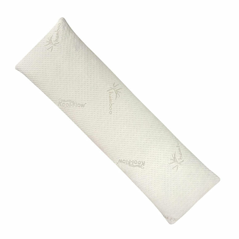Snuggle-Pedic Ultra-Luxury Bamboo Shredded Memory Foam Full Size Body Pillow