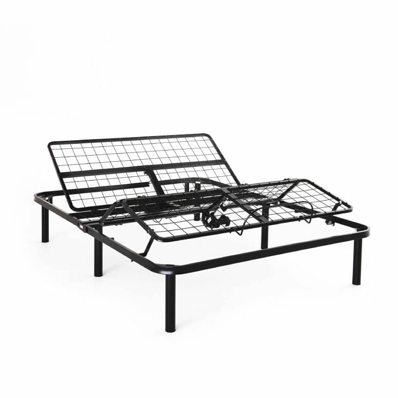 LUCID L100 Adjustable Bed Base Steel Frame