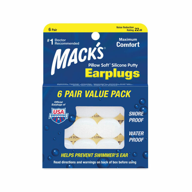 Mack's Pillow Soft Silicone Putty Earplugs
