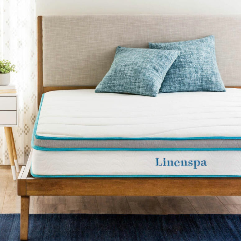 Linenspa 8-Inch Memory Foam Hybrid Mattress