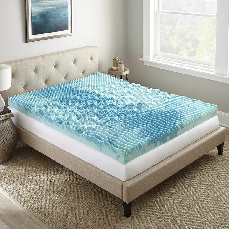 Cleo Sleep Cool Gellux 2" Gel Memory Foam Mattress Topper