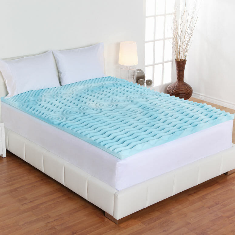 Authentic Comfort 2-Inch Orthopedic 5-Zone Foam Mattress Topper