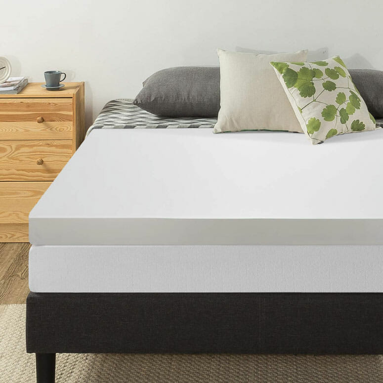 Best Price Mattress 4-Inch Memory Foam Mattress Topper