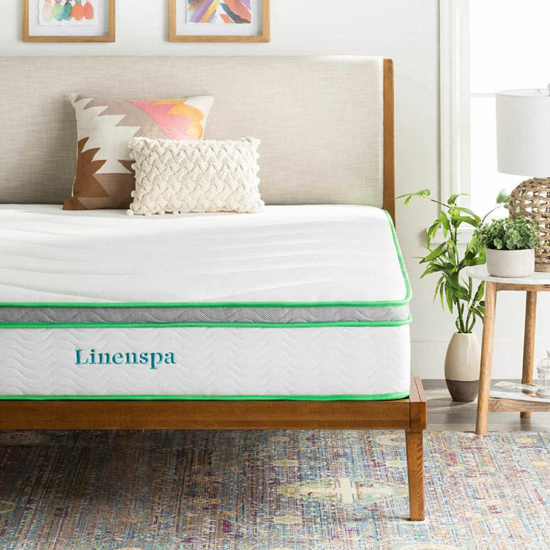 Linenspa 10-Inch Hybrid Mattress