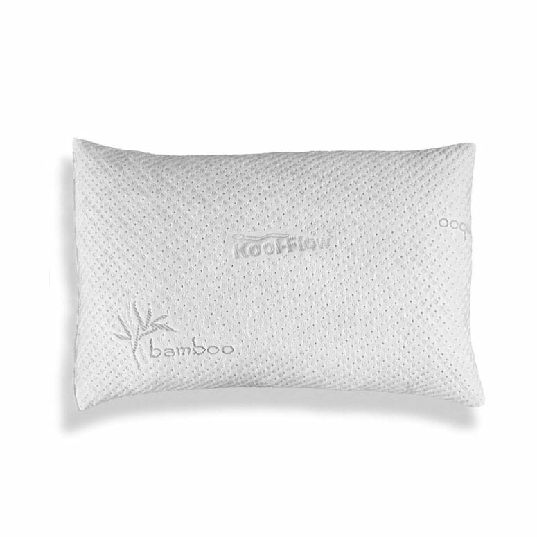 Xtreme Comforts Hypoallergenic Adjustable Thickness Kool-Flow Micro Vented Bamboo Shredded Memory Foam Bed Pillow