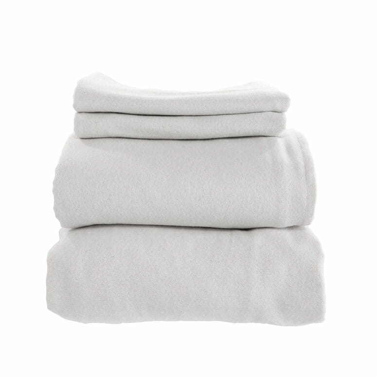 Whisper Organics Organic-Cotton Flannel Sheets Set