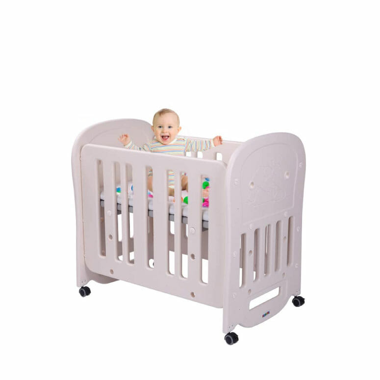 JOYMOR 4-in-1 Baby BPA-Free Mini Crib