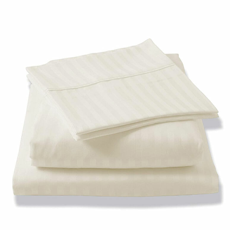 Brielle 400 Thread Count Egyptian Cotton Sateen Fine Sheet Set