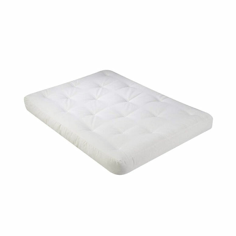 Serta Chestnut Double Sided Foam and Cotton Full Futon Mattress