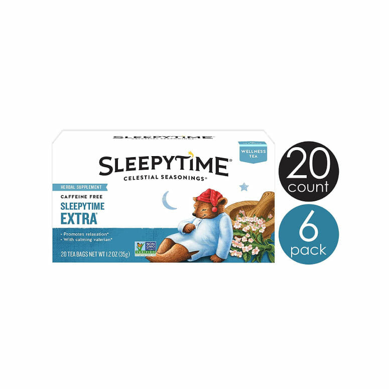 Celestial Seasonings Wellness Tea Sleepytime Extra