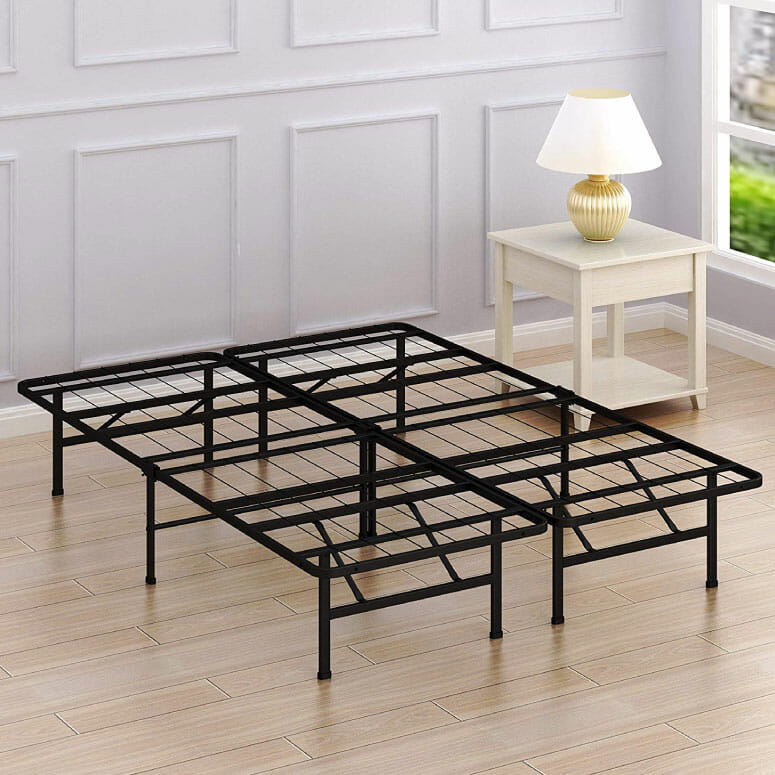 Simple Houseware 14-Inch Full-Size Mattress Foundation Platform Bed Frame