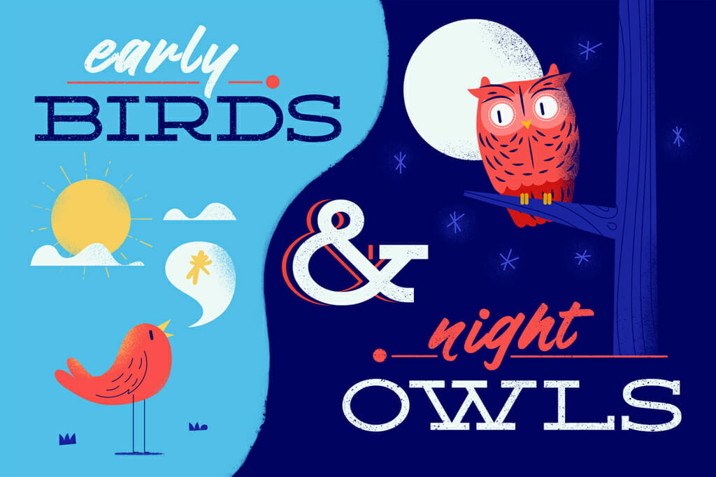 Header Early Birds and Night Owls