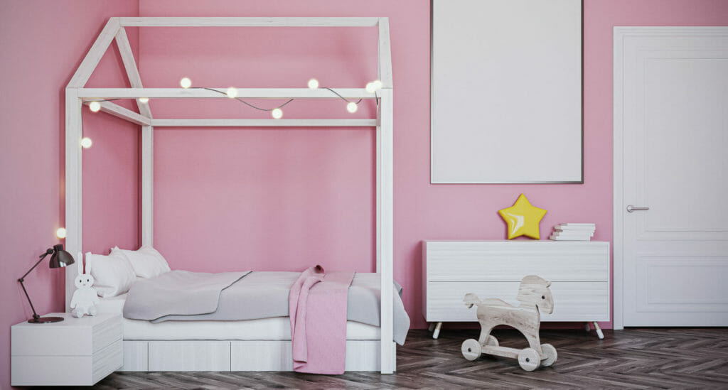The 10 Best Bed Frames For Girls, Poundex Pu Upholstered Platform Bed Twin Pink
