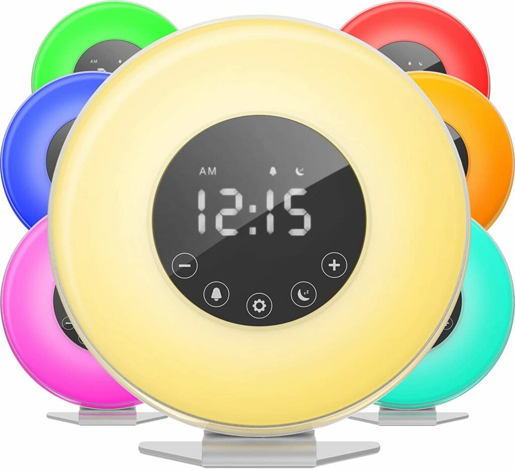 sunrise wake up alarm clock