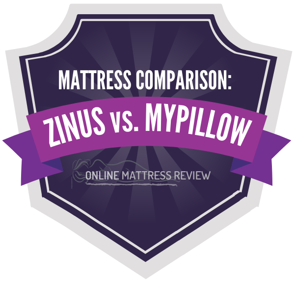 Zinus vs MyPillow - badge