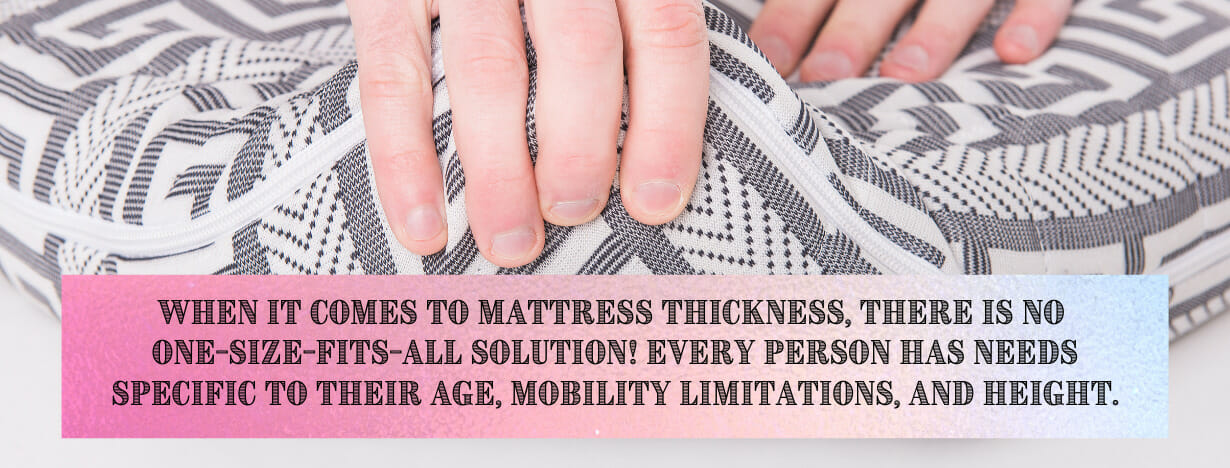 best thickness for mattress