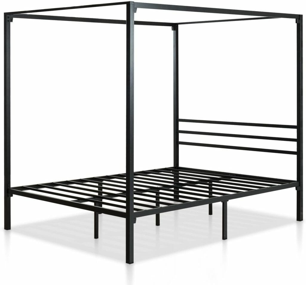 black metal slat Bed Frame