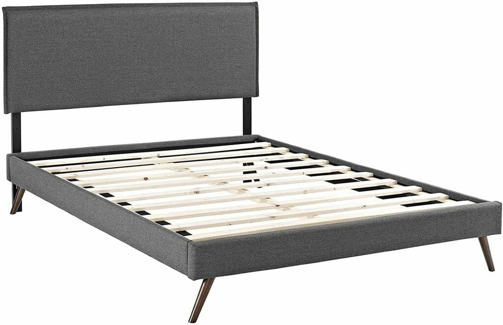 upholstered platform bed frame